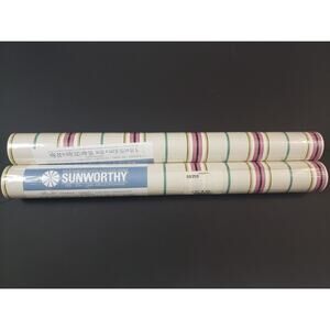 (JL) Sunworthy Double Roll Vinyl Wallcovering Wallpaper SB359 Lot# 2A Lot of 2
